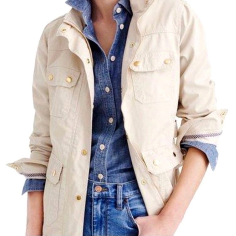 J.Crew Downtown Field Jacket in Canvas (M)